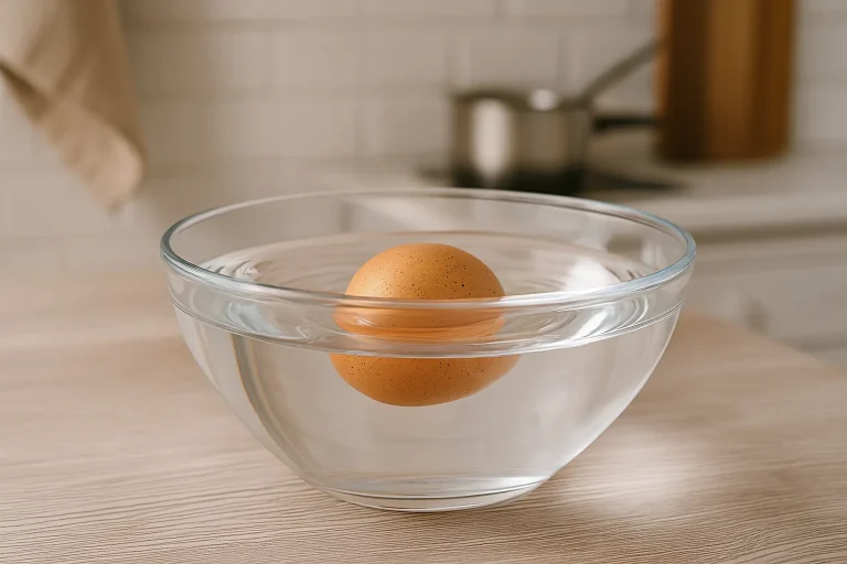 oeufs qui flottent à la cuisson