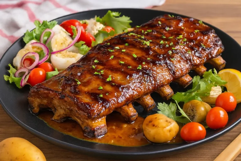 travers de porc au four