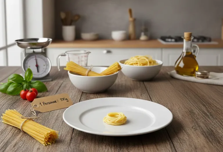 combien de spaghetti par personne