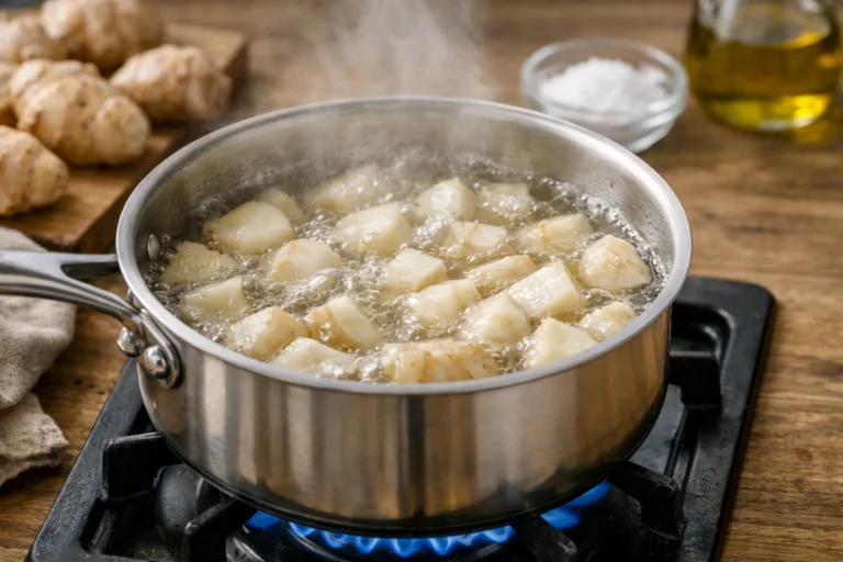 cuisson topinambour à l'eau