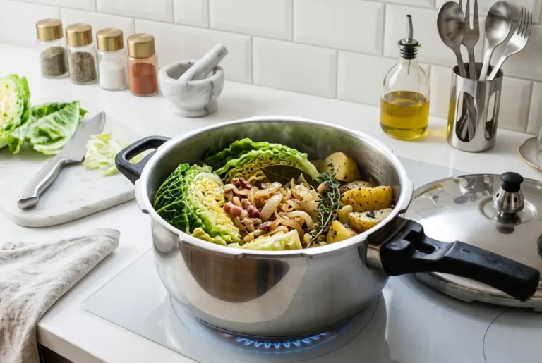 cuisson chou vert cocotte minute