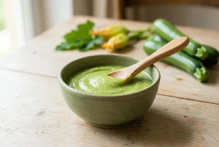 purée courgette bébé